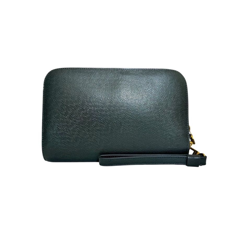 【赫蒂國際精品】 Louis Vuitton 路易威登 墨綠色手拿包 vintage-0
