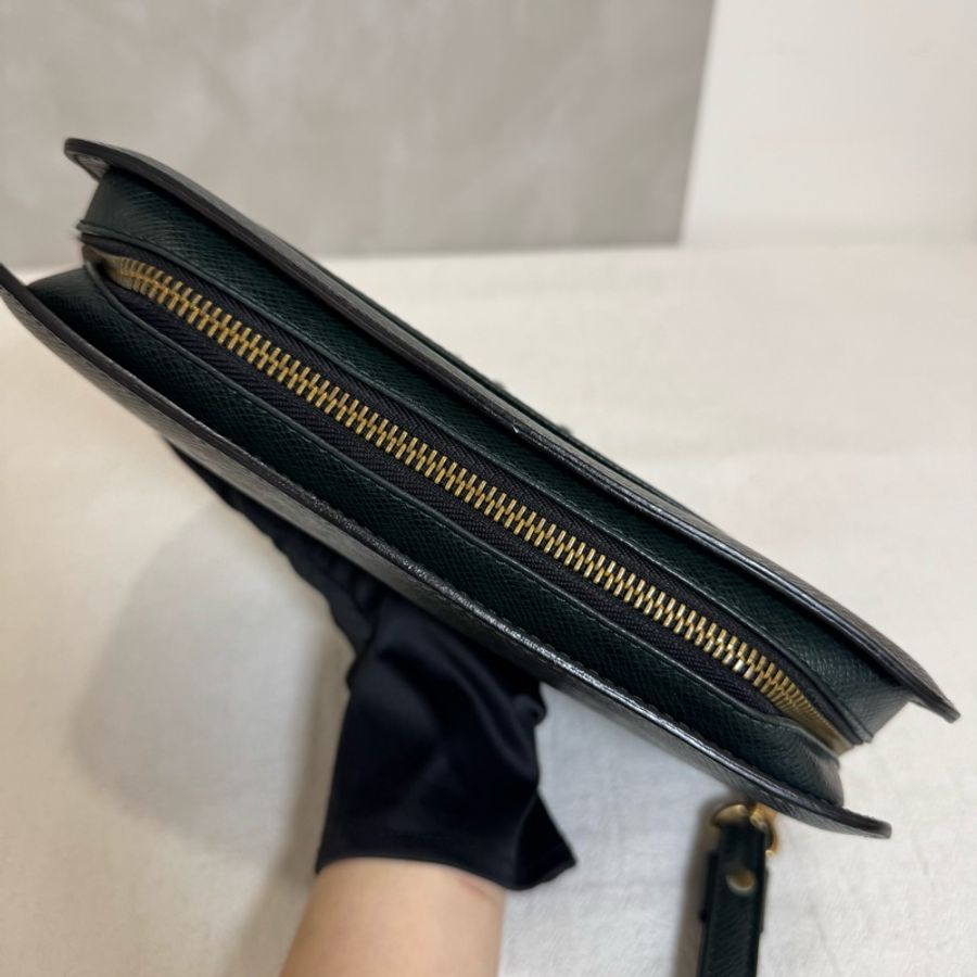 Louis Vuitton 墨綠色手拿包-22