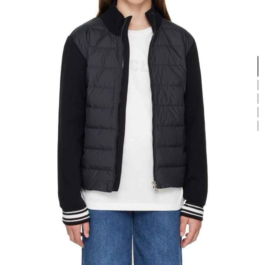 Moncler全新羽絨拼接針織外套大童14Y-1