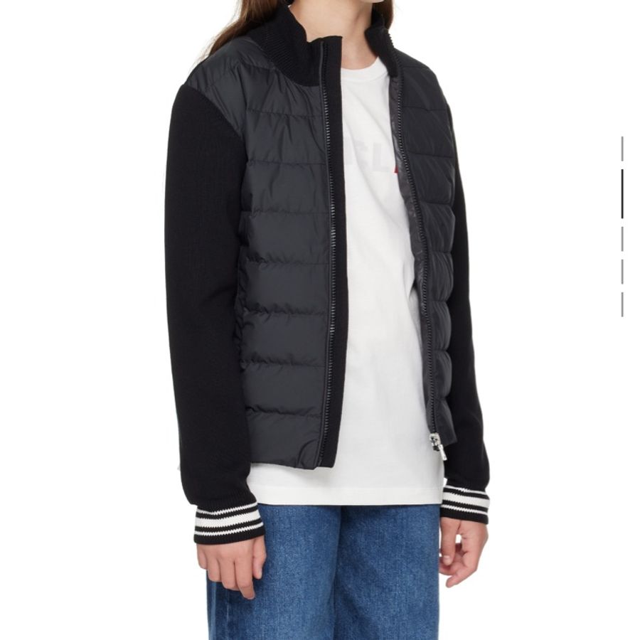 Moncler全新羽絨拼接針織外套大童14Y-4