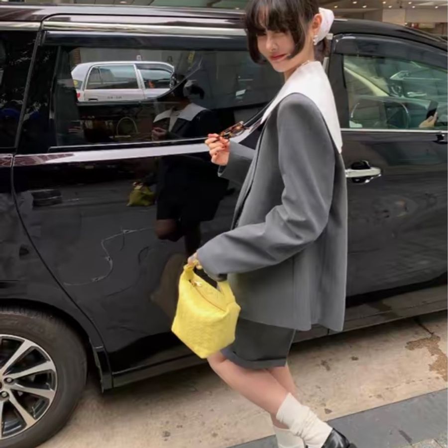 Bottega Veneta葆蝶家 Candy Wallace 手提單肩包 超迷你 果凍黃-2