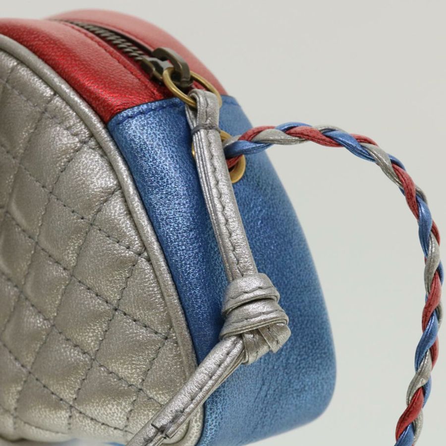 【日本直送】GUCCI 馬銜扣手拿包 單肩包 羊皮 紅藍配色 534951 正品 34948-7