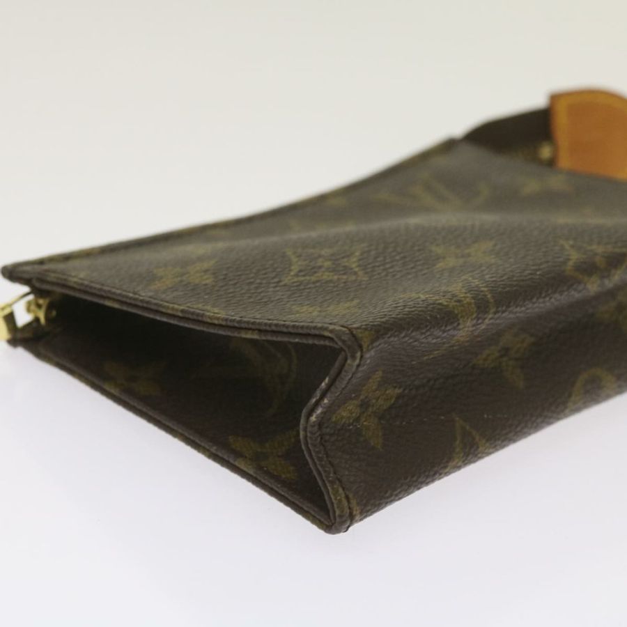 【日本直送】路易威登 Monogram Poche Toilette 15 手拿包 M47546 LV Auth am5877-8