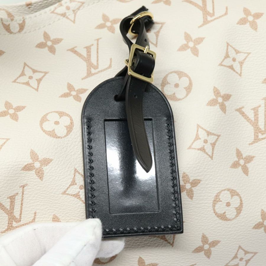 【日本直送】路易威登 Monogram Dune Atlantis GM 手提包 白色 M24409 LV Auth 75395S-17