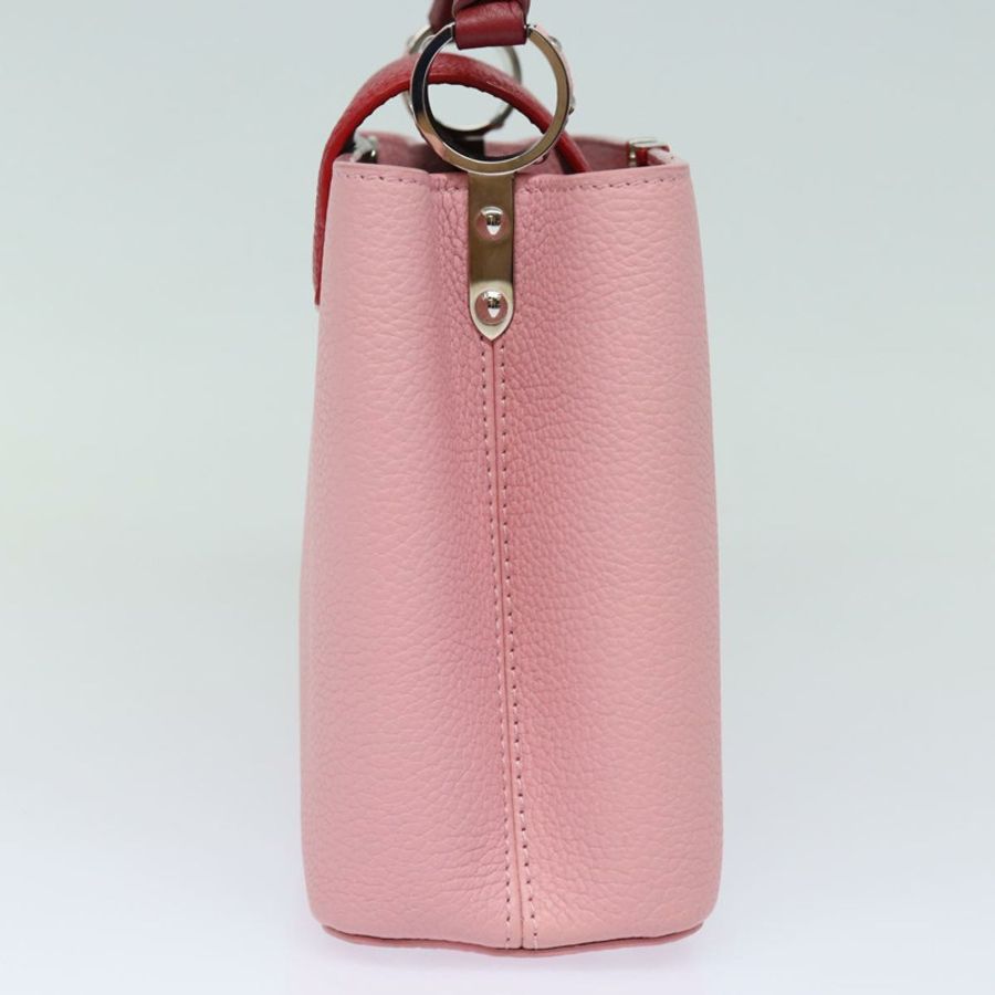 【日本直送】路易威登 Capusine BB 手提包 Taurillon 皮革 2way 紅色粉紅色正品 81113A-2