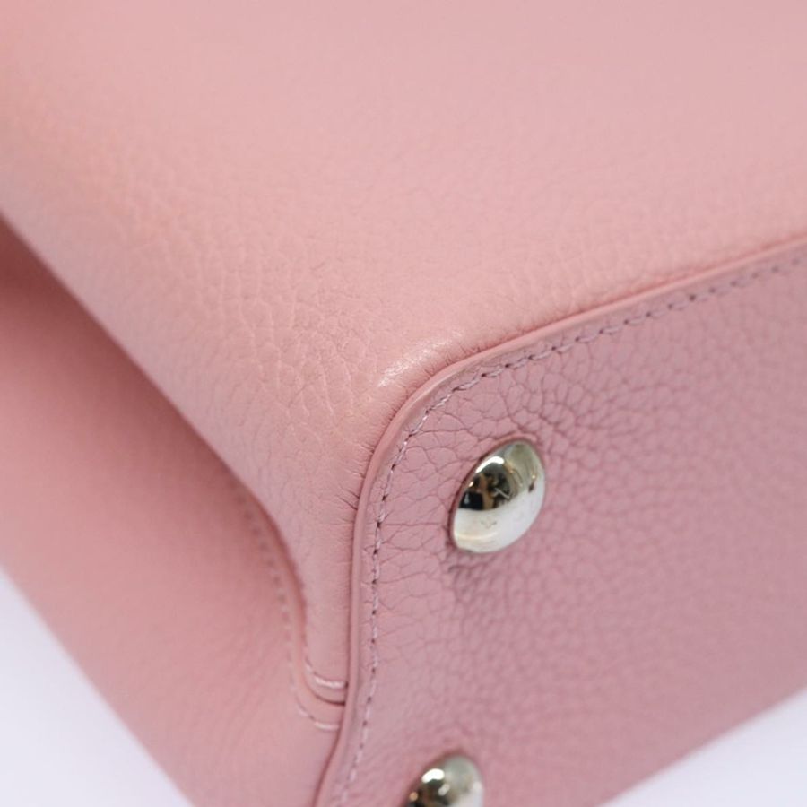 【日本直送】路易威登 Capusine BB 手提包 Taurillon 皮革 2way 紅色粉紅色正品 81113A-8