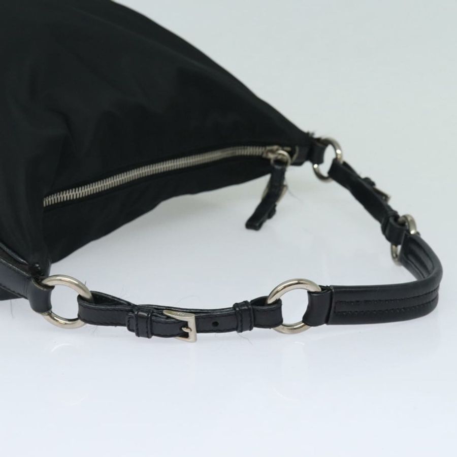 【日本直送】PRADA 黑色尼龍單肩包 正品 am6640-6