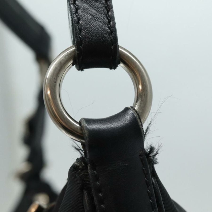 【日本直送】PRADA 黑色尼龍單肩包 正品 am6640-9