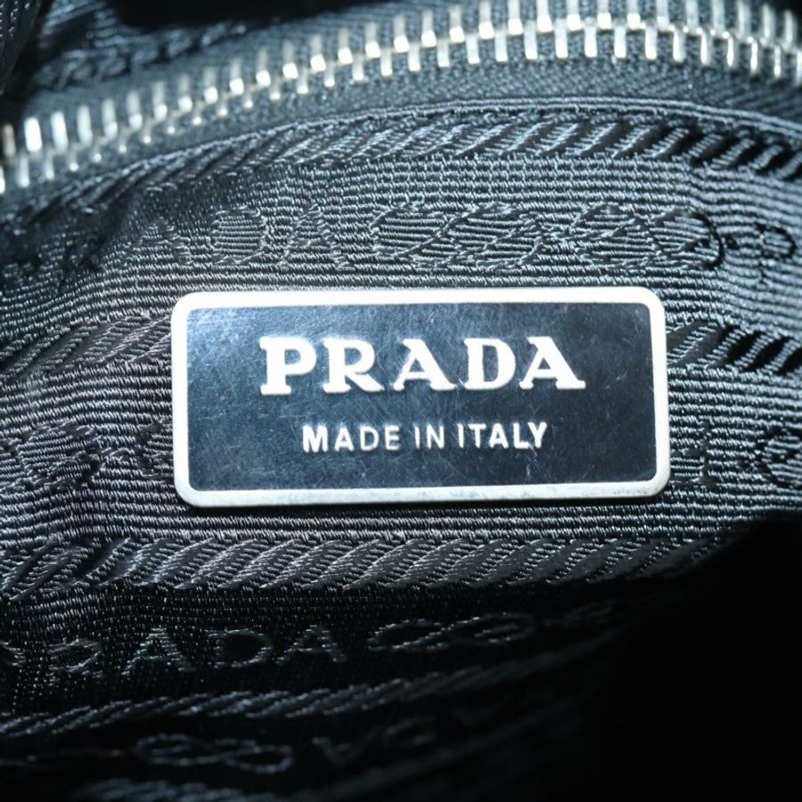 【日本直送】PRADA 黑色尼龍單肩包 正品 am6640-17