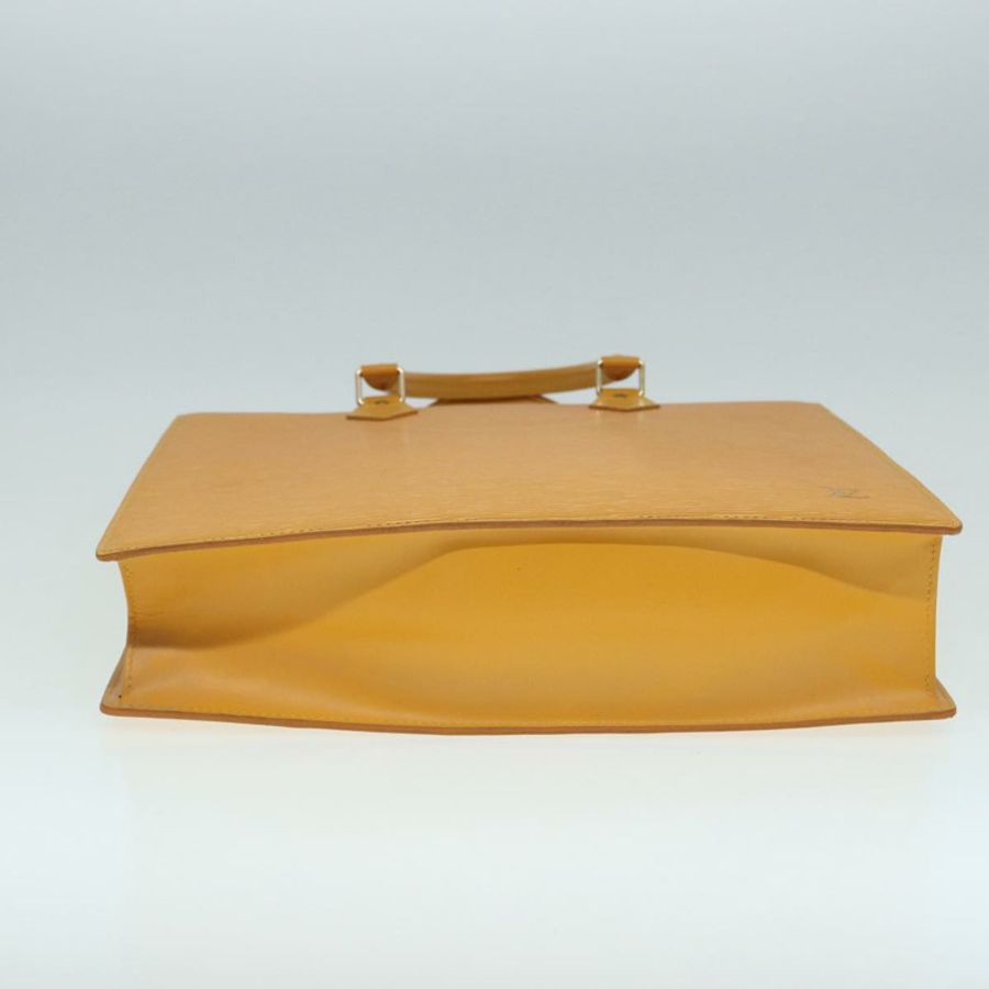 【日本直送】路易威登 Epi Sac Plat 手提包 黃色 M52079 LV 正品 ep5391-4