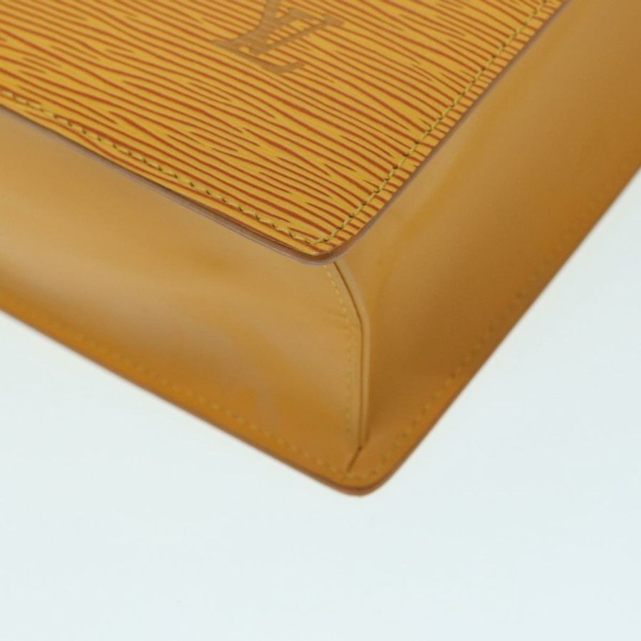 【日本直送】路易威登 Epi Sac Plat 手提包 黃色 M52079 LV 正品 ep5391-13