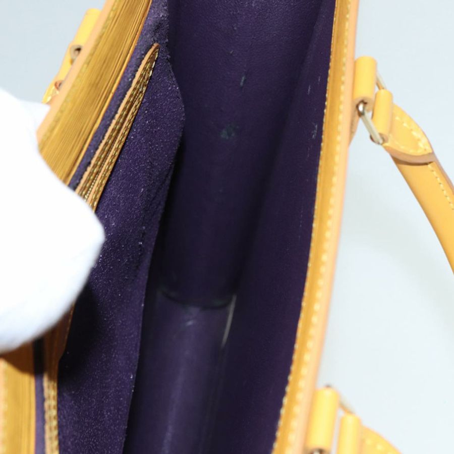【日本直送】路易威登 Epi Sac Plat 手提包 黃色 M52079 LV 正品 ep5391-17