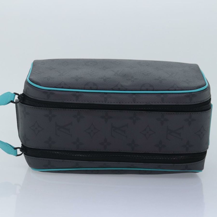 【日本直送】路易威登 Monogram Eclipse Reverse Dopp Kit 包 綠松石色 M11482 正品 89059SA-5