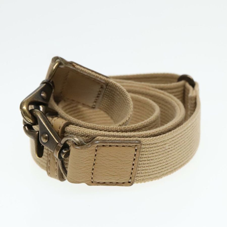 【日本直送】BURBERRY 藍標單肩包 尼龍 2way 米色 Auth ti2073-21