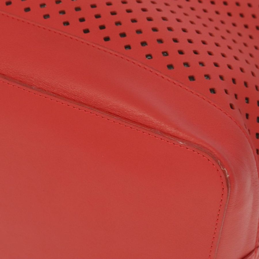 【日本直送】路易威登 (LOUIS VUITTON) 皮革穿孔 Noe 單肩背包 紅色 M94074 LV 正品 90244-7
