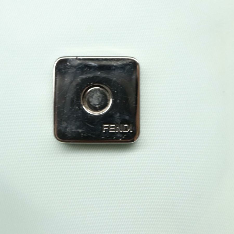 【日本直送】FENDI 尼龍肩包 淺藍色 銀色 Auth bs19694-9
