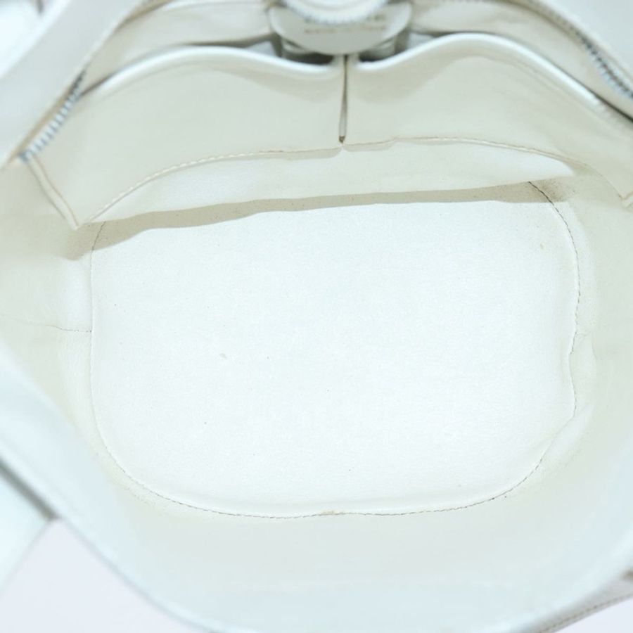 【日本直送】CELINE Ribbon 手提包 皮革 白色 黑色 正品 100656-9