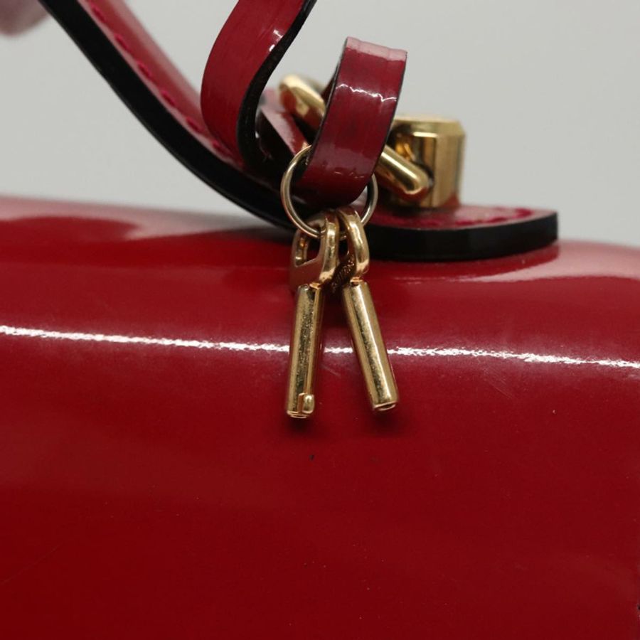 【日本直送】路易威登 Vernis Monceau BB 手提包 2way Rose Andian M91579 LV 正品 103727-7