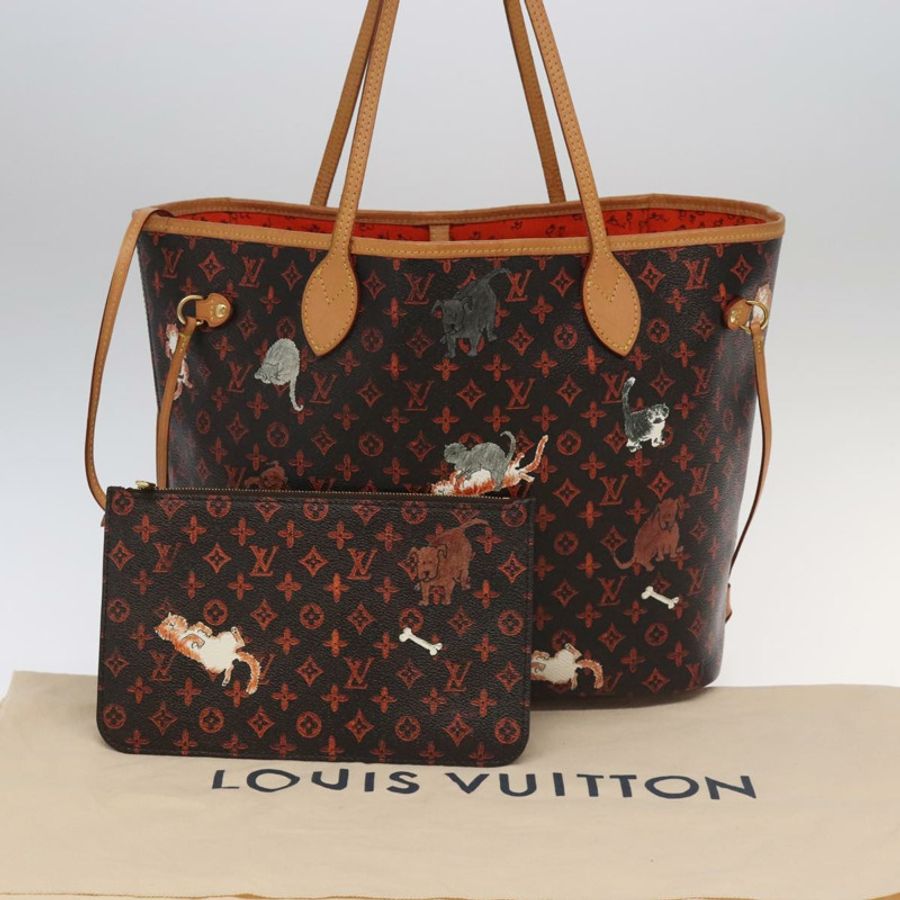【日本直送】路易威登 Catgram Neverfull MM 手提包 M44441 LV 正品 101672SA-11