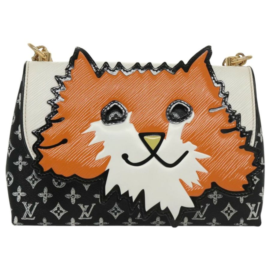 【日本直送】路易威登 Catgram 貓咪圖案單肩包 黑色 M52935 LV 正品 101677SA-12