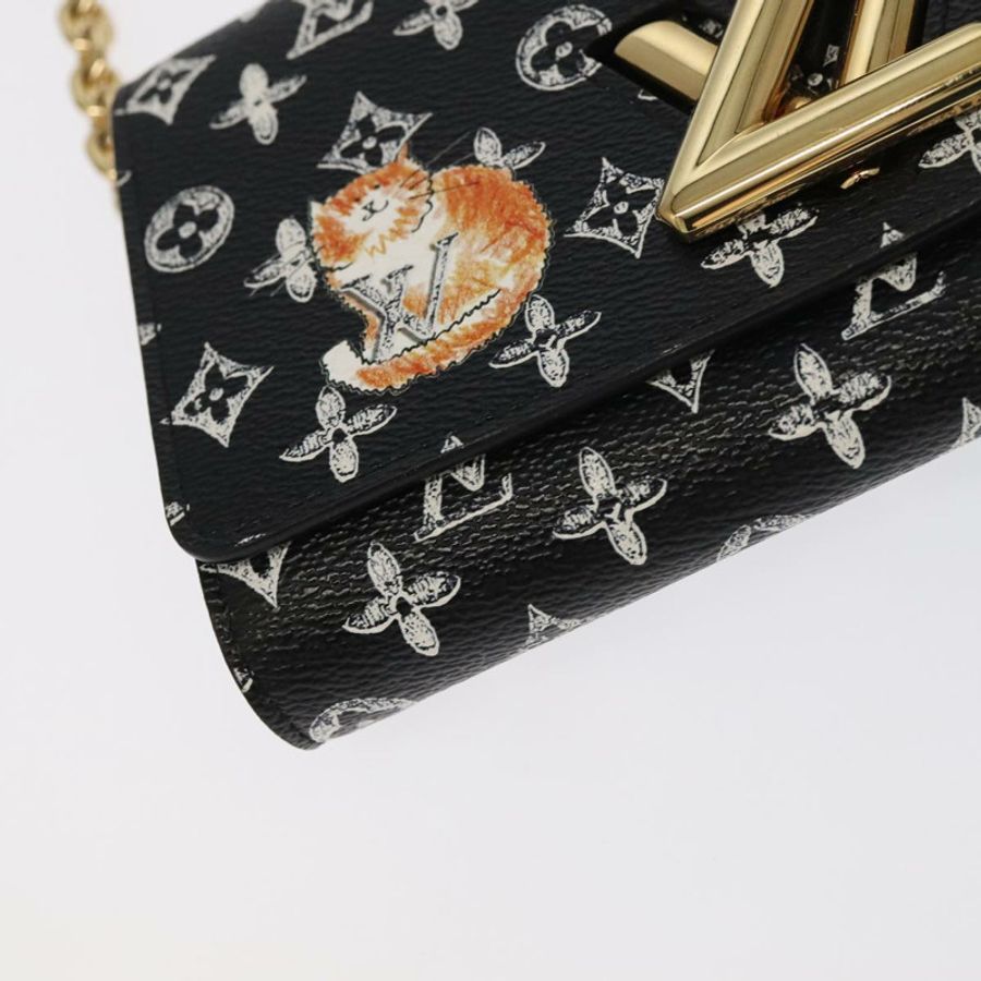【日本直送】路易威登 Monogram Catgram Portefeuille 鏈條錢包 黑色 M63888 101778S-14