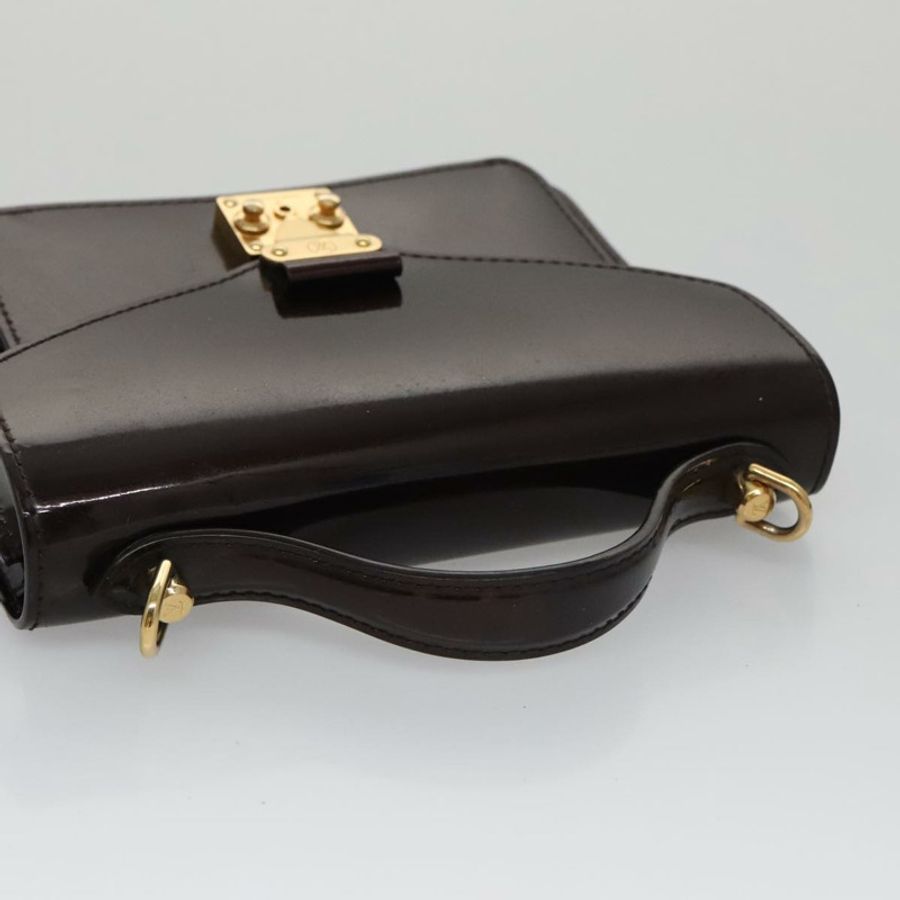 【日本直送】路易威登 Vernis Monceau BB 手提包 2way Amarante M91580 LV 正品 101839-5