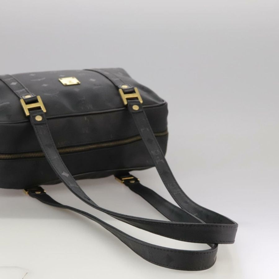 【日本直送】MCM Vicetos Logoogram 單肩包 PVC 黑色 正品 104709-6