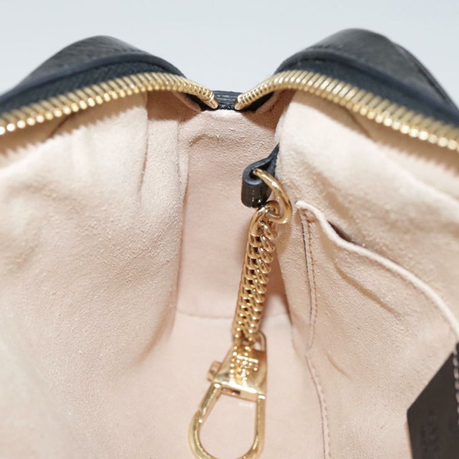 【日本直送】GUCCI Sherry Line 單肩包 麂皮 紅色 海軍藍 Auth mr825-19
