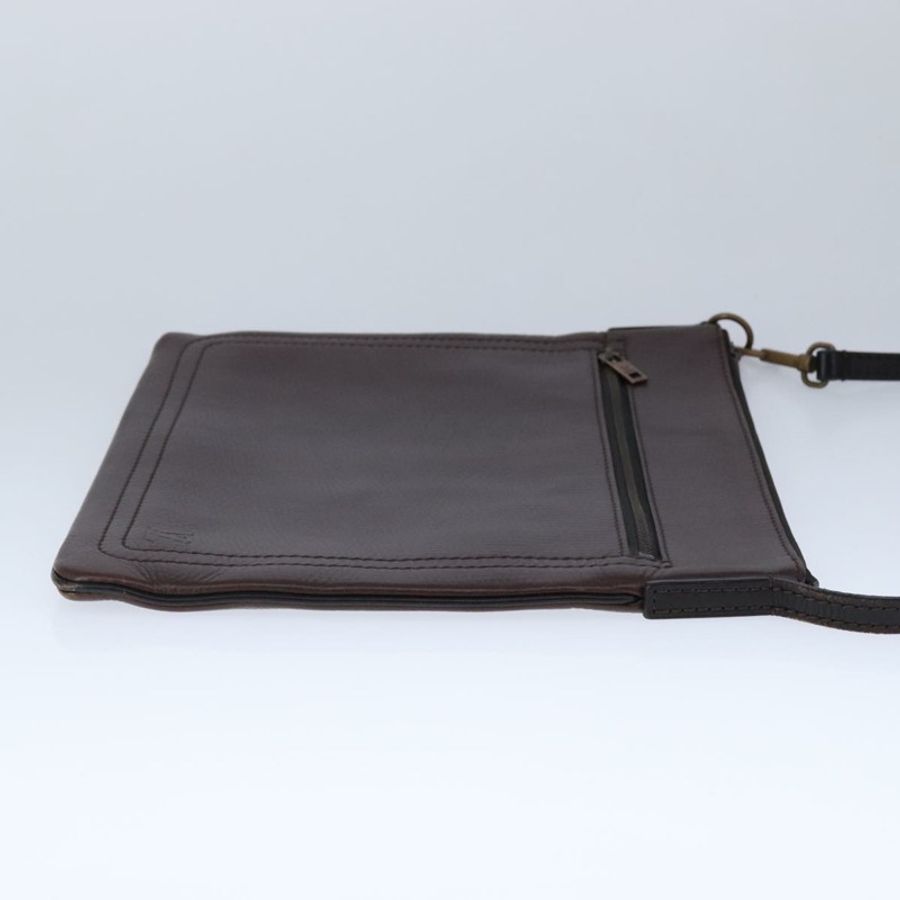 【日本直送】路易威登 Utah Shawnee MM 肩背包 皮革 棕色 M93453 LV Auth hk1878-3