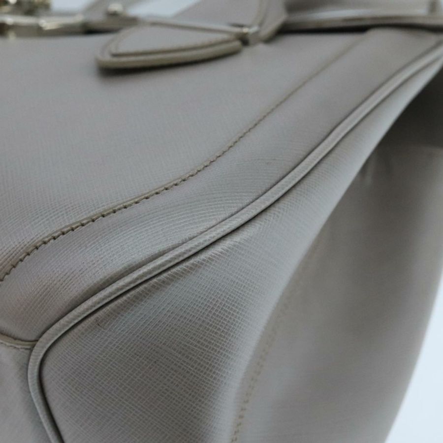 【日本直送】Salvatore Ferragamo Gancini 手提包 皮革 銀色 正品 104358-8