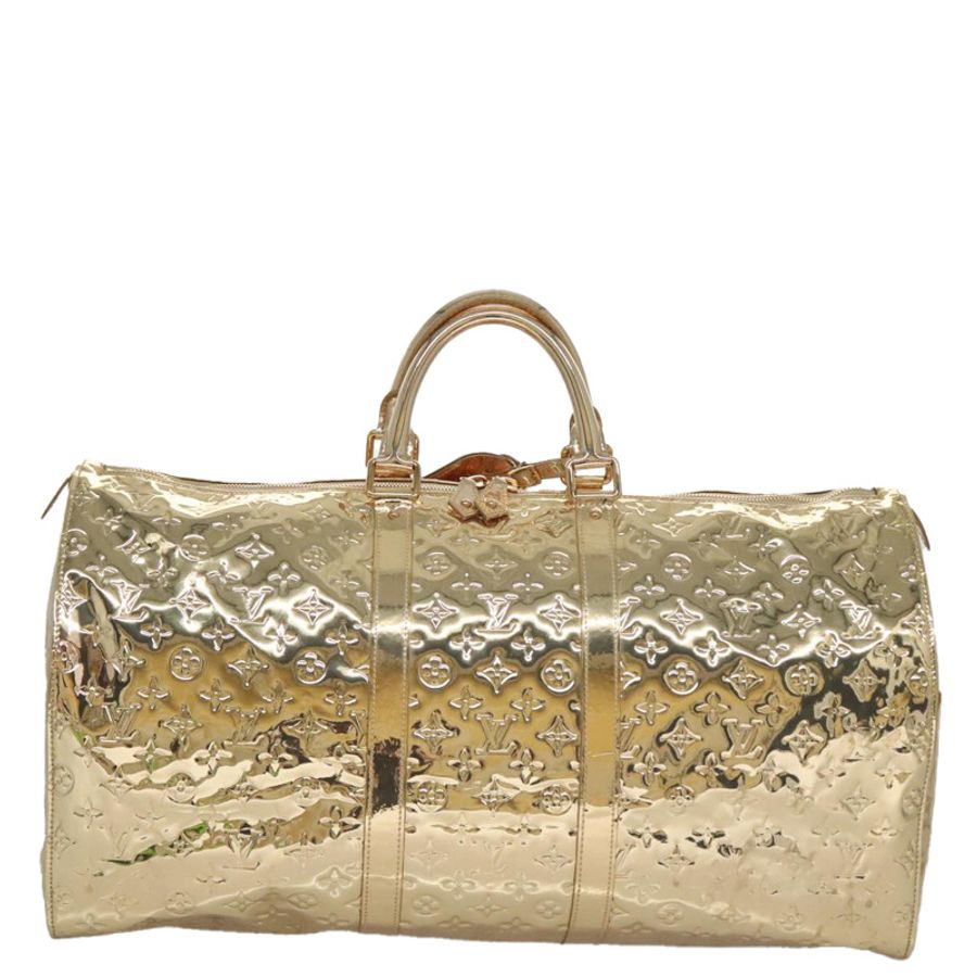 【日本直送】路易威登 Monogram Miroir Keepall 55 波士頓包 金 LV 正品 104239S-1