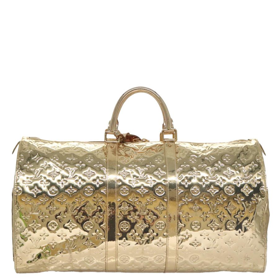 【日本直送】路易威登 Monogram Miroir Keepall 55 波士頓包 金 LV 正品 104239S-12