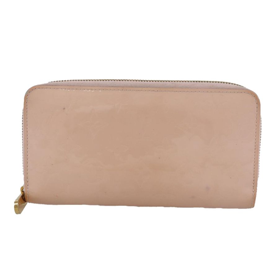 【日本直送】路易威登 Monogram Vernis Zippy 錢包 Rose Valerine M93522 LV Auth 97795-12