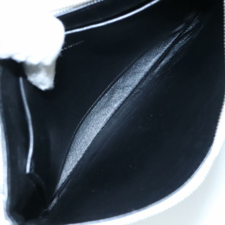 【日本直送】BALENCIAGA 白色銀色皮革手拿包 551992 正品 bs21014-9