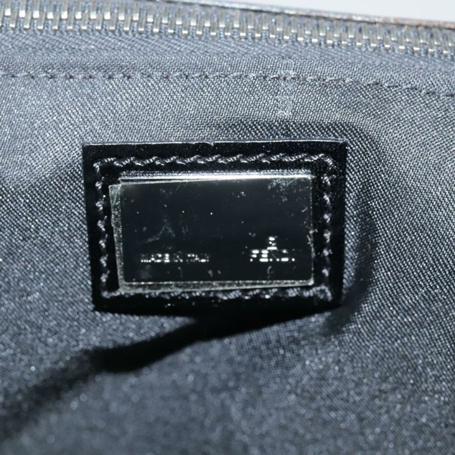 【日本直送】FENDI Zucchino 帆布商務包 黑色 Auth bs20925-18