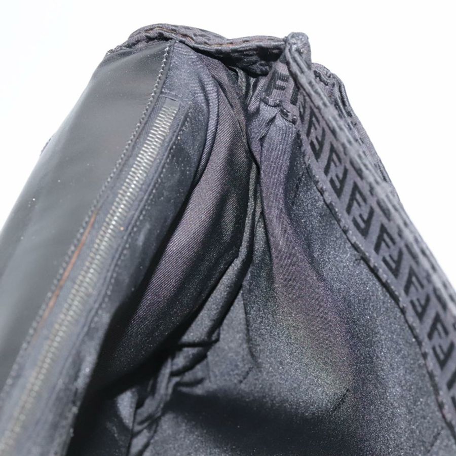 【日本直送】FENDI Zucchino 帆布商務包 黑色 Auth bs20925-20