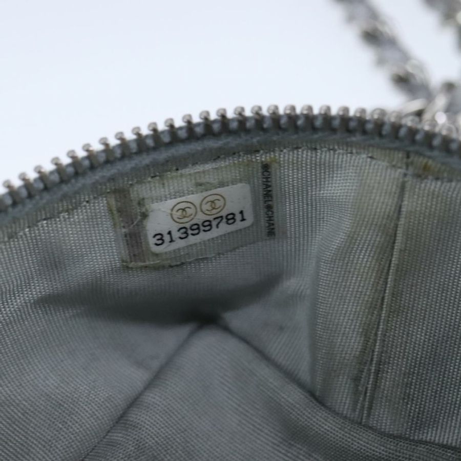 【日本直送】香奈兒 Matelasse 手袋 魚子醬皮 2way 銀色 CC Auth bs21131-10