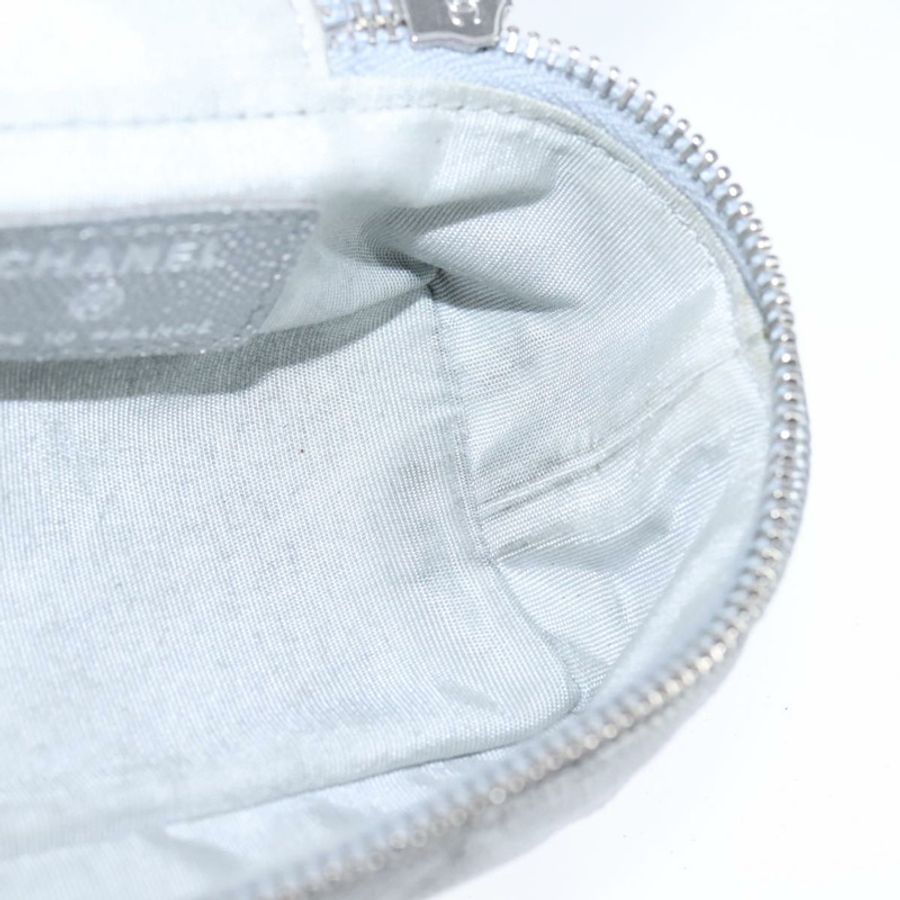 【日本直送】香奈兒 Matelasse 手袋 魚子醬皮 2way 銀色 CC Auth bs21131-21