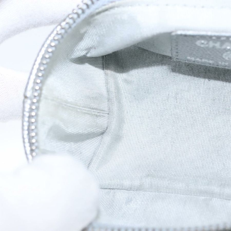 【日本直送】香奈兒 Matelasse 手袋 魚子醬皮 2way 銀色 CC Auth bs21131-22