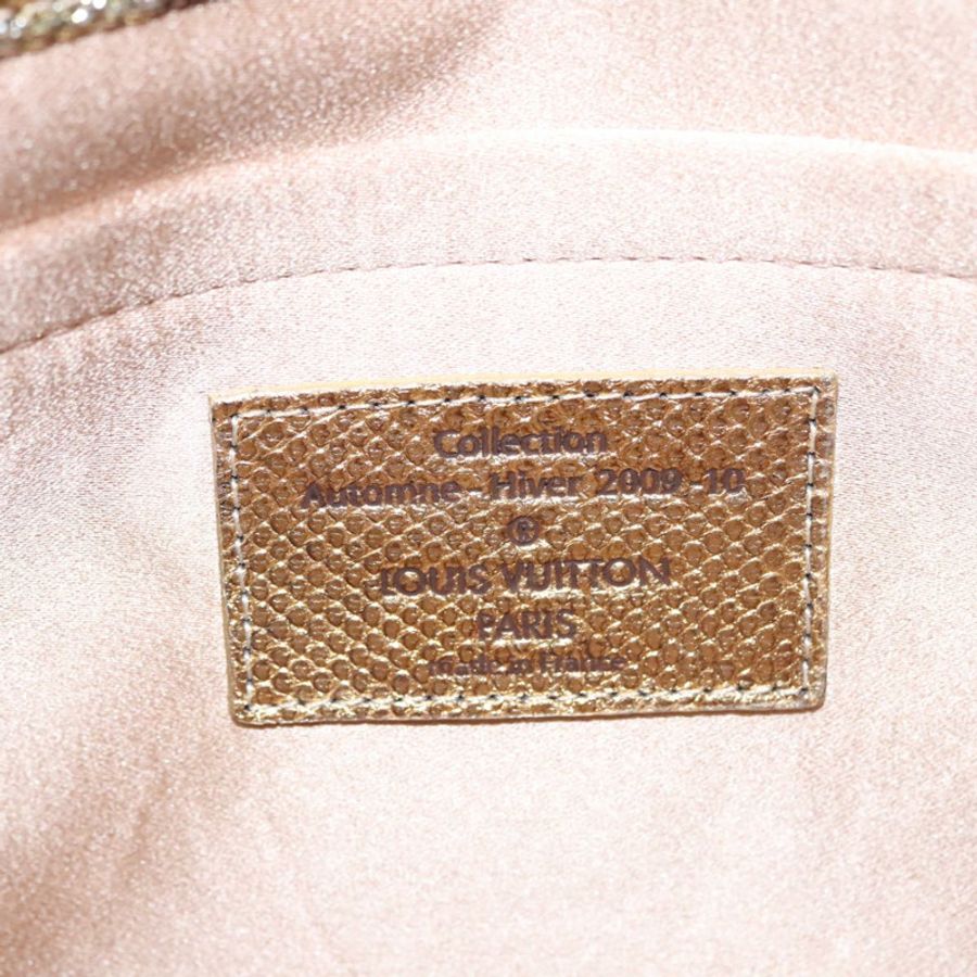 【日本直送】路易威登 Monogram Brocade Tari 手拿包 金色 M93142 LV Auth 106316S-9