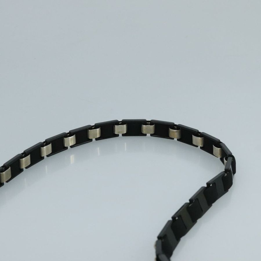 【日本直送】Salvatore Ferragamo 黑色帆布單肩包 Auth bs21726-7