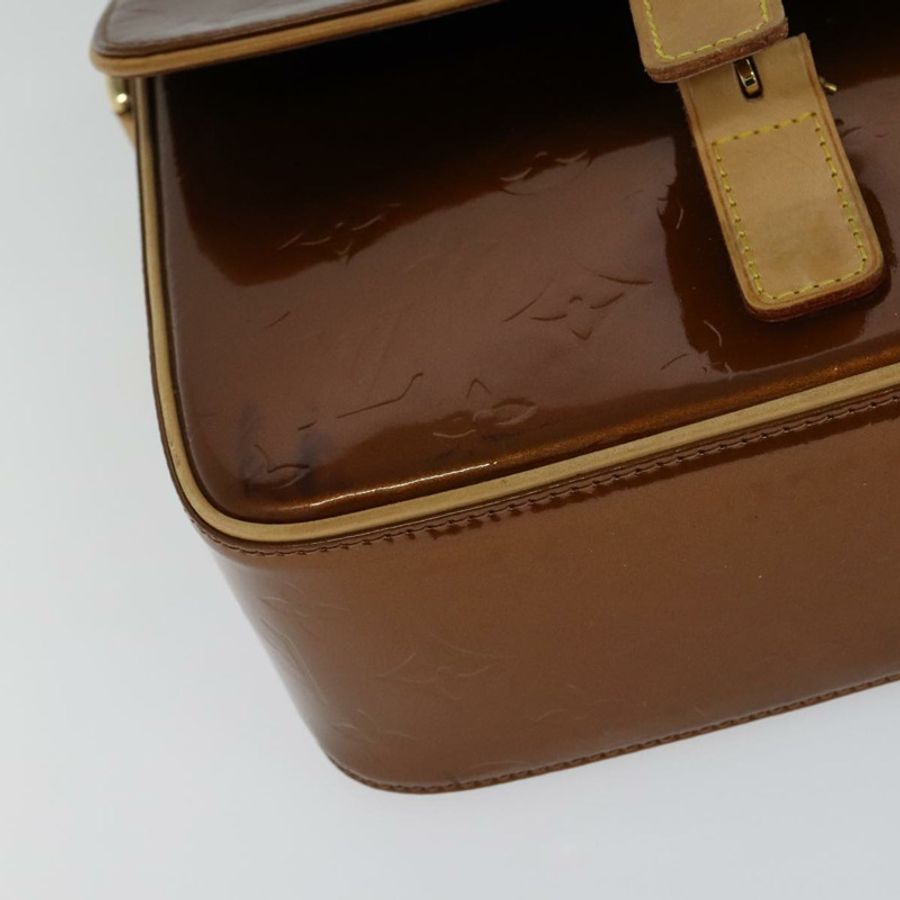 【日本直送】路易威登 Monogram Vernis Christie GM 單肩包 青銅色 M91107 正品 108191-15