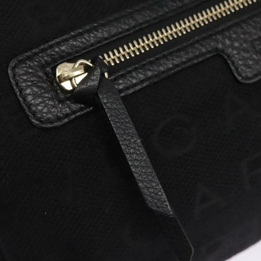 【日本直送】寶格麗 Logo Mania 手提包 帆布 黑色 正品 96720-18