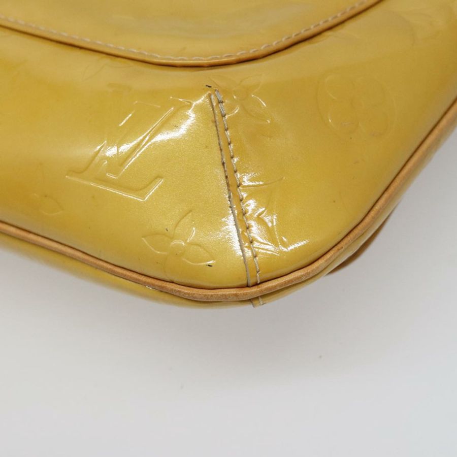【日本直送】路易威登 Monogram Vernis Thompson Street 手袋 米色 M91301 LV Auth hk1982-14