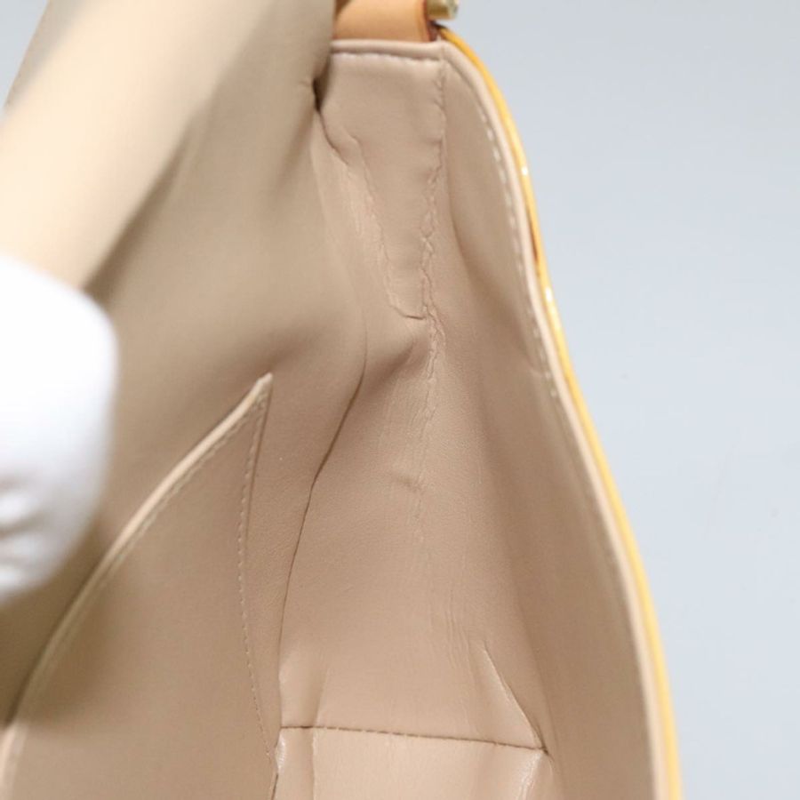 【日本直送】路易威登 Monogram Vernis Thompson Street 手袋 米色 M91301 LV Auth hk1982-17