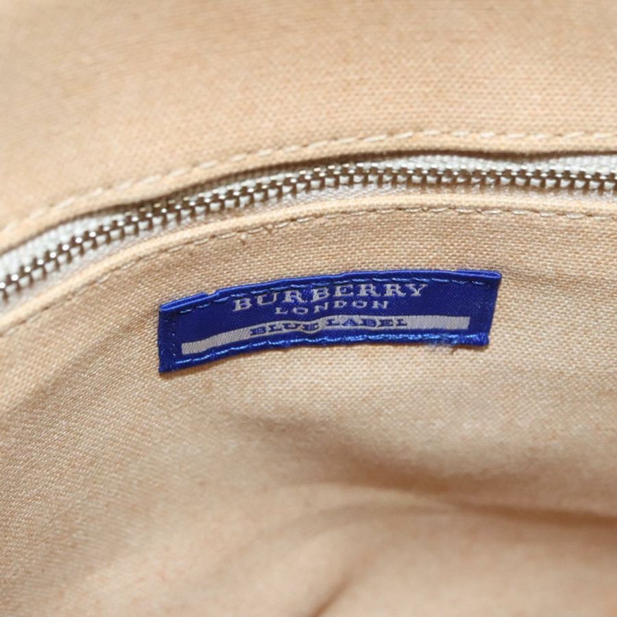 【日本直送】BURBERRY 藍標手提包 帆布 黑色 正品 ac3538-9