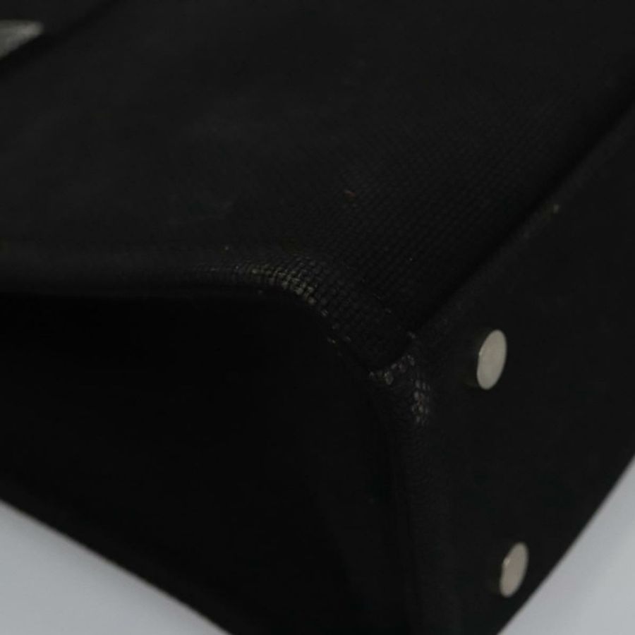 【日本直送】BURBERRY 藍標手提包 帆布 黑色 正品 ac3538-14