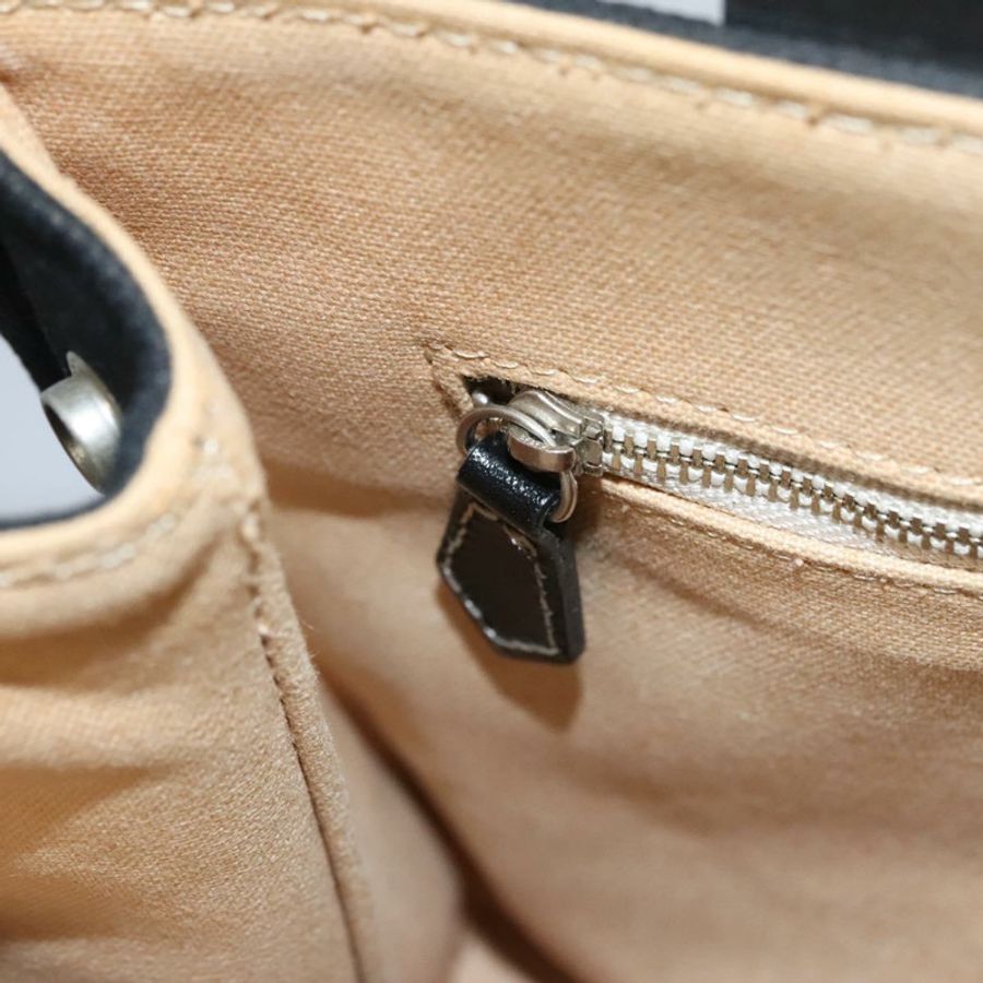 【日本直送】BURBERRY 藍標手提包 帆布 黑色 正品 ac3538-19