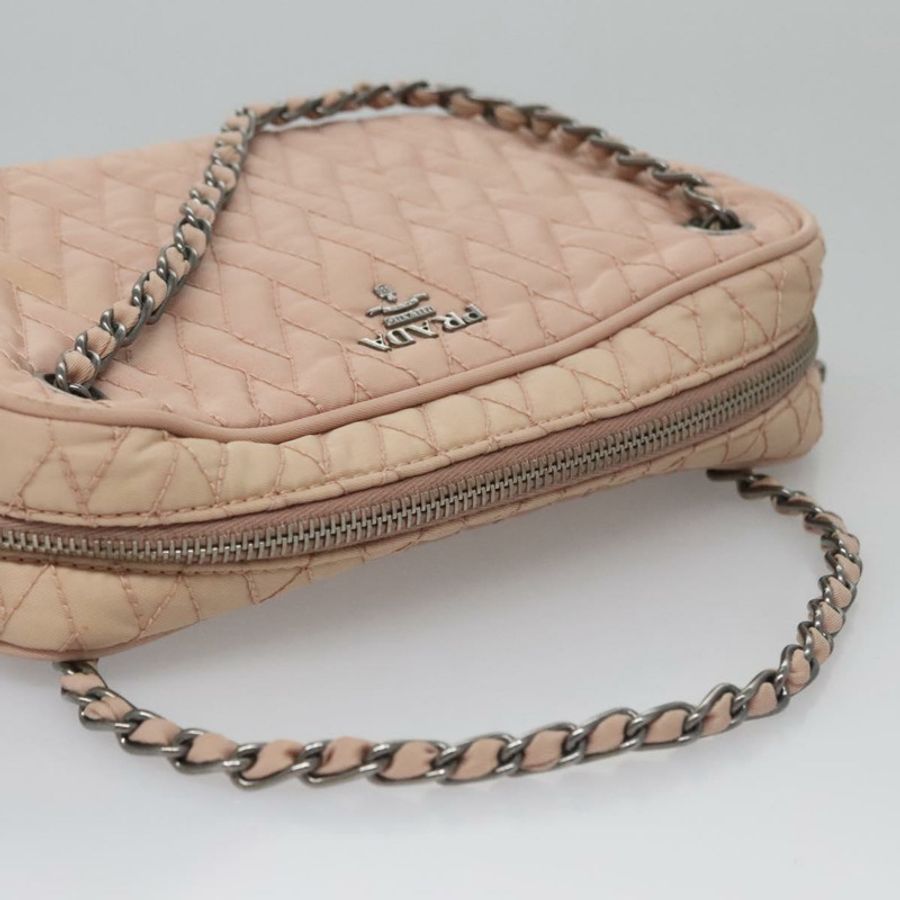 【日本直送】PRADA 尼龍雙肩包 粉紅色 正品 110297-6