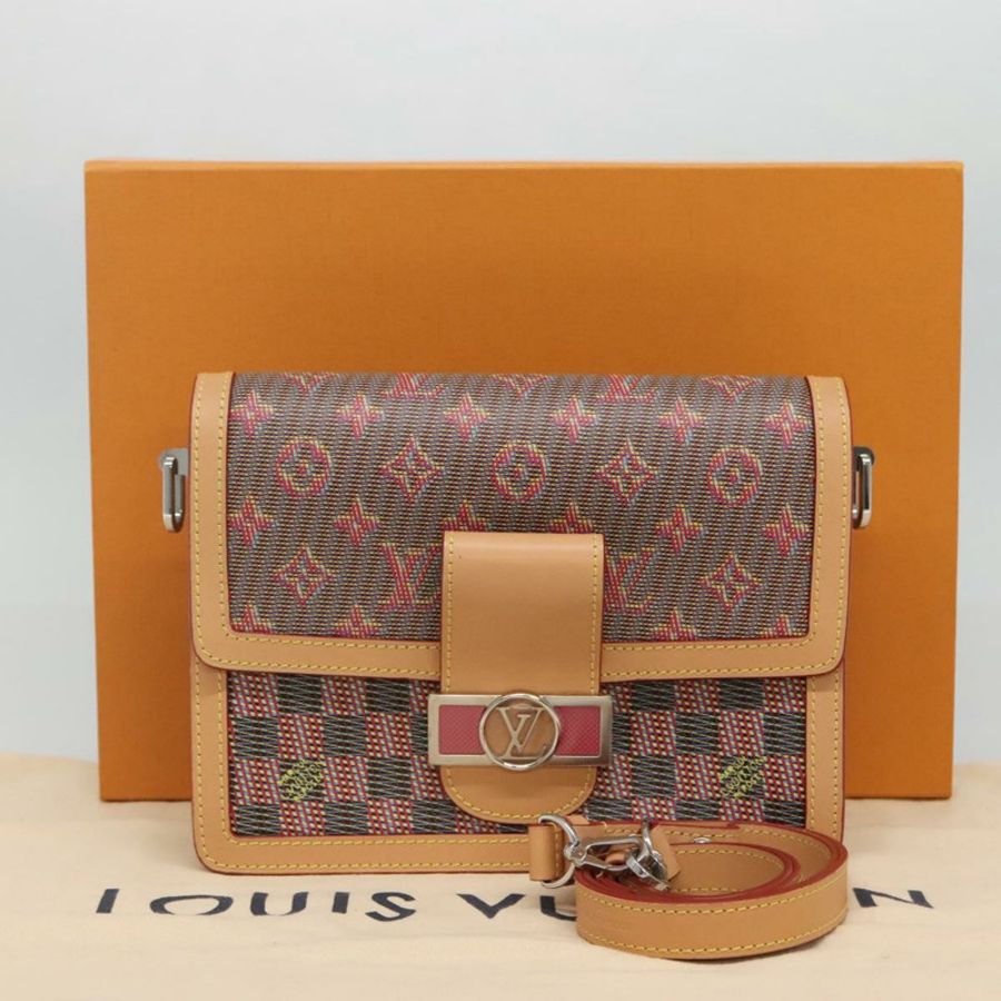 【日本直送】路易威登 Monogram LV Pop Dauphine MM 肩包 紅色 M55452 正品 103428S-11